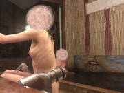 温泉旅行時の貸切風呂入浴（性交シーンはありません） 4/16