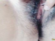 MILF Amateur Wife Missionary Sex POV gets a big Cum On Pussy