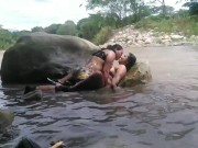 nos fuimos a coger en el rio parte 1