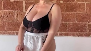 Playing with strawberries