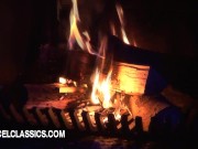 Hot trio and DP with a beautiful brunette in lingerie 3/16