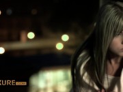 Hot brunette gets sodomized in the bathrooms 11/16