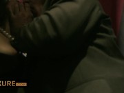 Hot brunette gets sodomized in the bathrooms 5/16