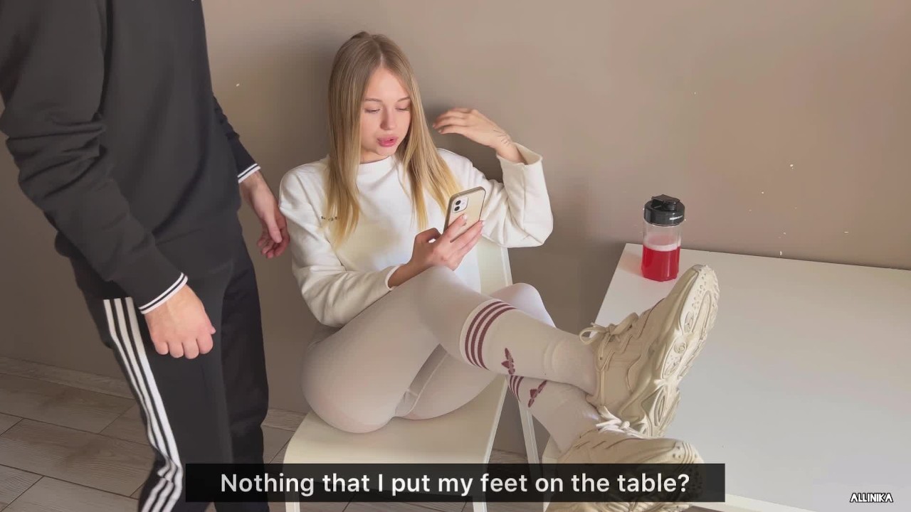 Image for porn video Insolent Girlfriend Threw Her Legs On The Table And Was Fucked For It. at RedTube