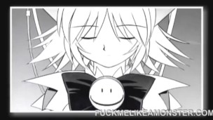 Screaming anime teen getting pussy pounded