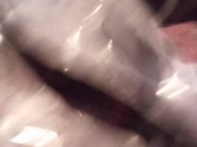 Clear plastic backpack to clear plastic underwear  10/16