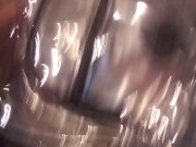 Clear plastic backpack to clear plastic underwear  3/16