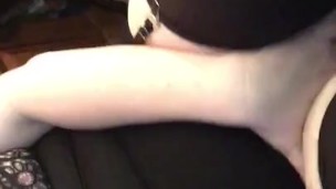 Sexy Milf Pawg Lingerie Thigh High Stockings Cums Hard Solo Amateur Homemade 