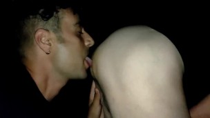 Licking and giving tongue and finger in friend´s ass