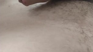 Guy with nice socks fuck his toy and cumming inside