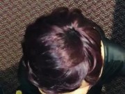 Has a super sexy cat women outfit on! She is so proud to suck bbc! Taking midway too! Scobby meal!😁 13/16