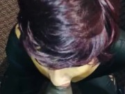 Sexy cat women costume on while sucking bbc! It was one hell of a night Smh!🥳 1/16