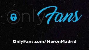 Neron jerks his big pierced cock till cumming