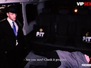 VIP SEX VAULT - Petite Babe Vanessa Shelby Blows Off Some Steam In The Backseat 1/16