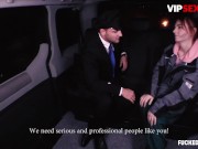 VIP SEX VAULT - Petite Babe Vanessa Shelby Blows Off Some Steam In The Backseat 2/16