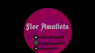 I love to masturbate with my pretty lingerie/ Flor Amatista