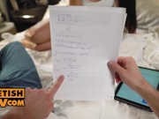 POV - Asian study budy May Thai wants foot fetish and fuck break 1/16