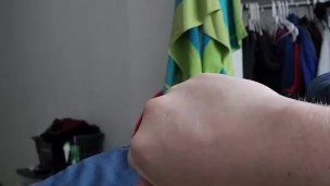 Solo masturbating 