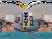 VIRTUALPORN - Curvy Latin MILF Carmela Clutch Stays On Top Of Stepson And Shows Him Some Tough Love #VR 5/16
