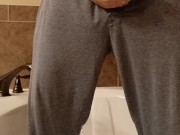 Masturbation Pissing At End