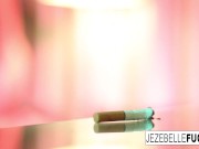 MILF Jezebelle toys her pussy 3/16