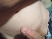 Just a minute I'm stroking my hard cock outside 13/16