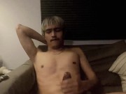 Asian boy Masterbating Cumshot 4/16