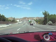 GFE cock sucked POV by amateur babe Emma Jade in public (car blowjob) 15/16