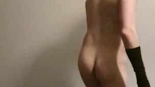 Puppy in skirt dance and get naked for you!