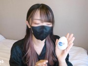【おもちゃ責め】TENGA EGGをちんこに着けてパイパンまんこをハメ倒す！　　　　　日本人/素人カップル/個人撮影/ハメ撮り/無修正/パイパン/スマホ/女子大生/まろちゃんねる - Screenshot 2 of 16 - Sex Toys