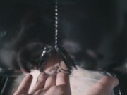 Latex milf wants finger orgasm from behind - Real amateur orgasm 4k 6/16