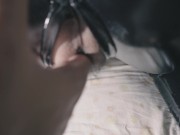 Latex milf wants finger orgasm from behind - Real amateur orgasm 4k 9/16