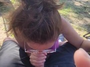 Wife sucking my dick in public 4/16