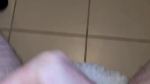 Little Morning Play with my big hairy Cock in the kitchen before going to work CloseUp POV | 4K