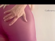 Gentle and slow rubbing in new tights!  12/16