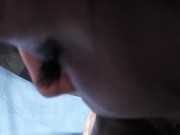 19 with braces swallows BBC on lunch break. Came in 1 minute 13/16