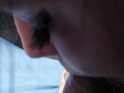 19 with braces swallows BBC on lunch break. Came in 1 minute 14/16