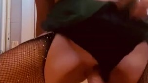 Dirty talk while squirting on 10 inches 