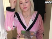 DOEGIRLS - Hot Blonde Zazie Skymm Perfect POV Sex With Delivery Man 1/16