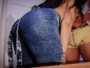 HE SUCKS MY COCK WHILE EVERYONE IS IN THE LIVING ROOM HAVING LUNCH 7/16