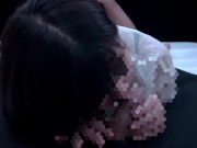 純粋そうな彼女が「においに興奮する…」エロチ〇ポをクンクンしながらフェラ　口内射精 1/16