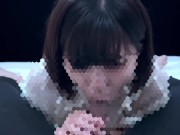 純粋そうな彼女が「においに興奮する…」エロチ〇ポをクンクンしながらフェラ　口内射精 15/16