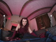 VR Conk Horny redhead Scarlet Witch gets hairy pussy full of cum VR Porn 3/16