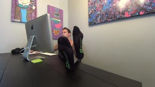 University Student Catches a Guy Staring at his Feet (Part 1) 1080p HD