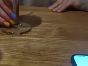 Having fun with Lovense Lush at the bar 9/16