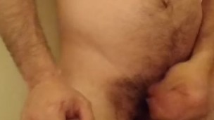 Anal cumshot and creampie dildo