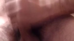 Cumshot riding horse dildo