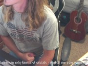 Moaning and precum - Talking to My fans on webcam verbal 4/16