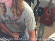 Moaning and precum - Talking to My fans on webcam verbal 7/16