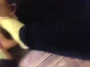 My Feet in class Clip #2 Frieda Ann Foot Fetish 16/16